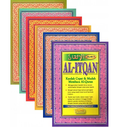 Al-Itqan Kaedah Cepat & Mudah Membaca Al-Quran Jilid 1 - Jilid 6